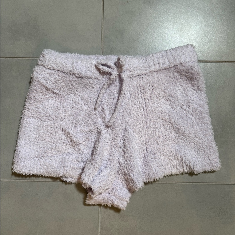 Aerie Plush Lounge Shorts in Soft Lavender